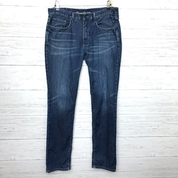 Kenneth Cole NY Men's Jeans Straight Leg Stretch size 32 x 34 - Picture 1 of 8